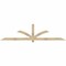 Ekena Millwork Redmond Rough Sawn Timber Gable Bracket, Douglas Fir, 108"W x 27"H x 2"D x 4"F, 6/12 Pitch GBW108X27X0204RED00RDF - alternate 1
